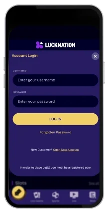 LuckNation Kasino kirjaudu sisään