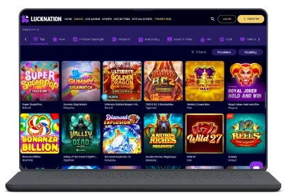 LuckNation Kasino sivusto